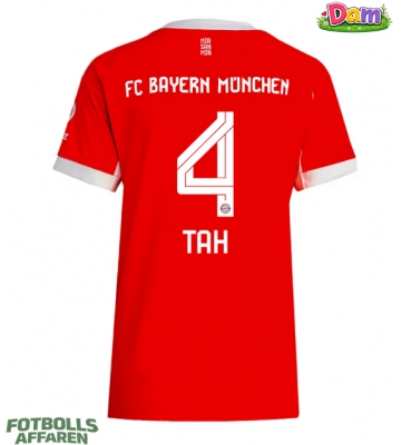 Bayern Munich Jonathan Tah #4 Hemmatröja Kvinnor 2025-26 Kortärmad